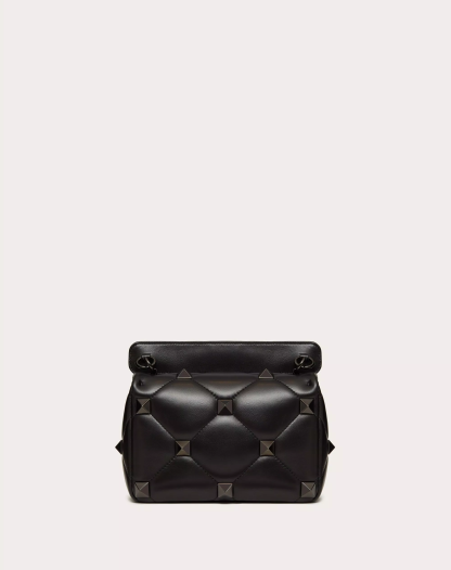 MEDIUM ROMAN STUD THE SHOULDER BAG IN NAPPA WITH CHAIN AND TONE-ON-TONE STUDS